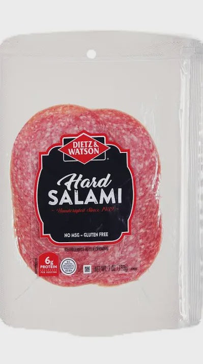 Dietz & Watson Hard Salami Sliced 7 oz