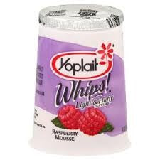 Yoplait Raspberry Yogurt Whips 4oz