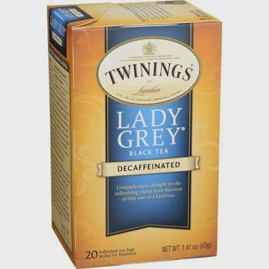 Twinings Lady Grey DECAF Classic Tea 20ct Box