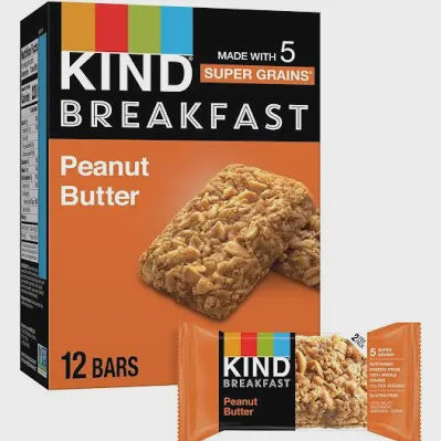 Kind Breakfast Peanut Butter Bars 12 ct