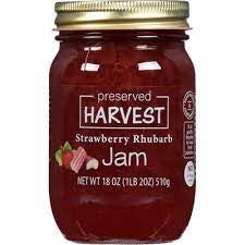 Preserved Harvest Strawberry Rhubarb Jam 18oz