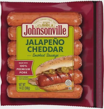 Johnsonville Jalapeno Cheddar Smoked Sausage/14oz