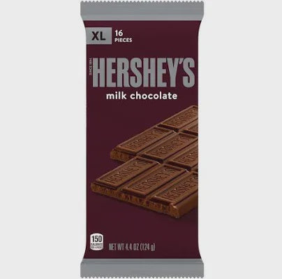 Hershey XL Milk Chocolate Bar 4.4 oz