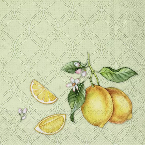 Citrons Green 24x24 Napkins, 20 Ct.