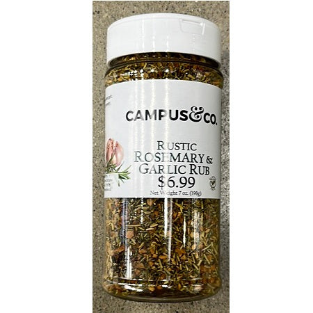 Campus&Co Rustic Rosemary & Garlic Rub  7 oz