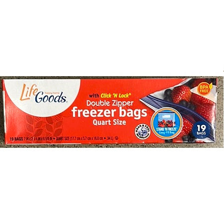 LG Quart FReezer Bag 19 ct