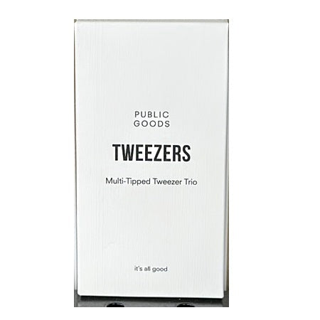 Public Goods Tweezers 3 ct