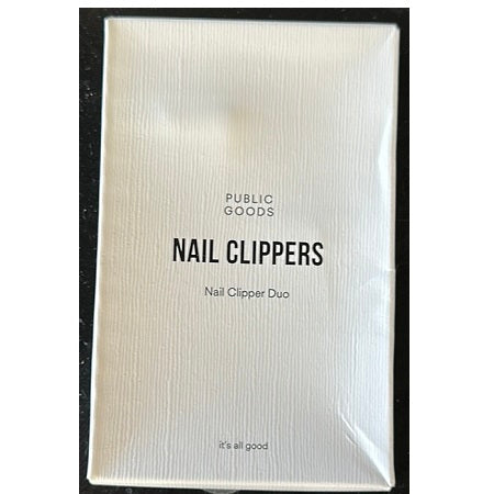 Public Goods Nail Clippers 2 ct