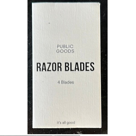 Public Goods Razor Blades 4 ct