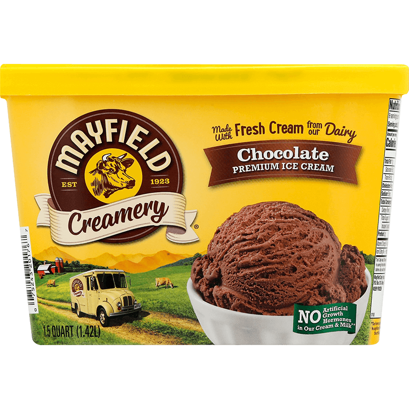 Mayfield Select Chocolate Ice Cream 48oz