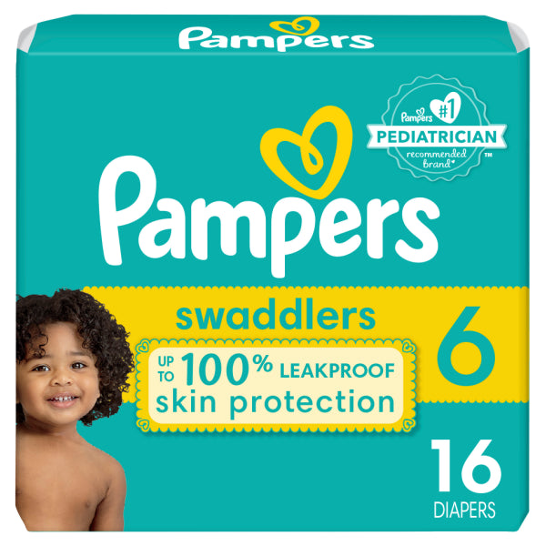 Pampers Swaddlers Diapers Size 6 x 16 ct