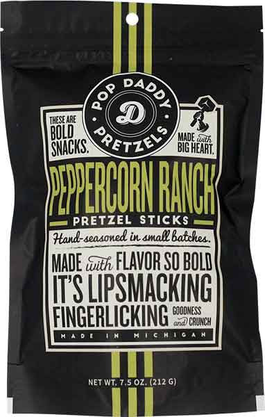 Pop Daddy Pretzel Sticks Peppercorn Ranch 7.5oz