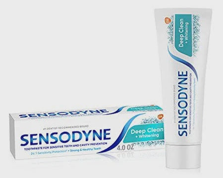 Sensodyne Deep Clean + Whitening Toothpaste 4 oz