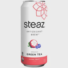 Steaz Super Fruit Lightly Sweetened Green Tea 16 oz