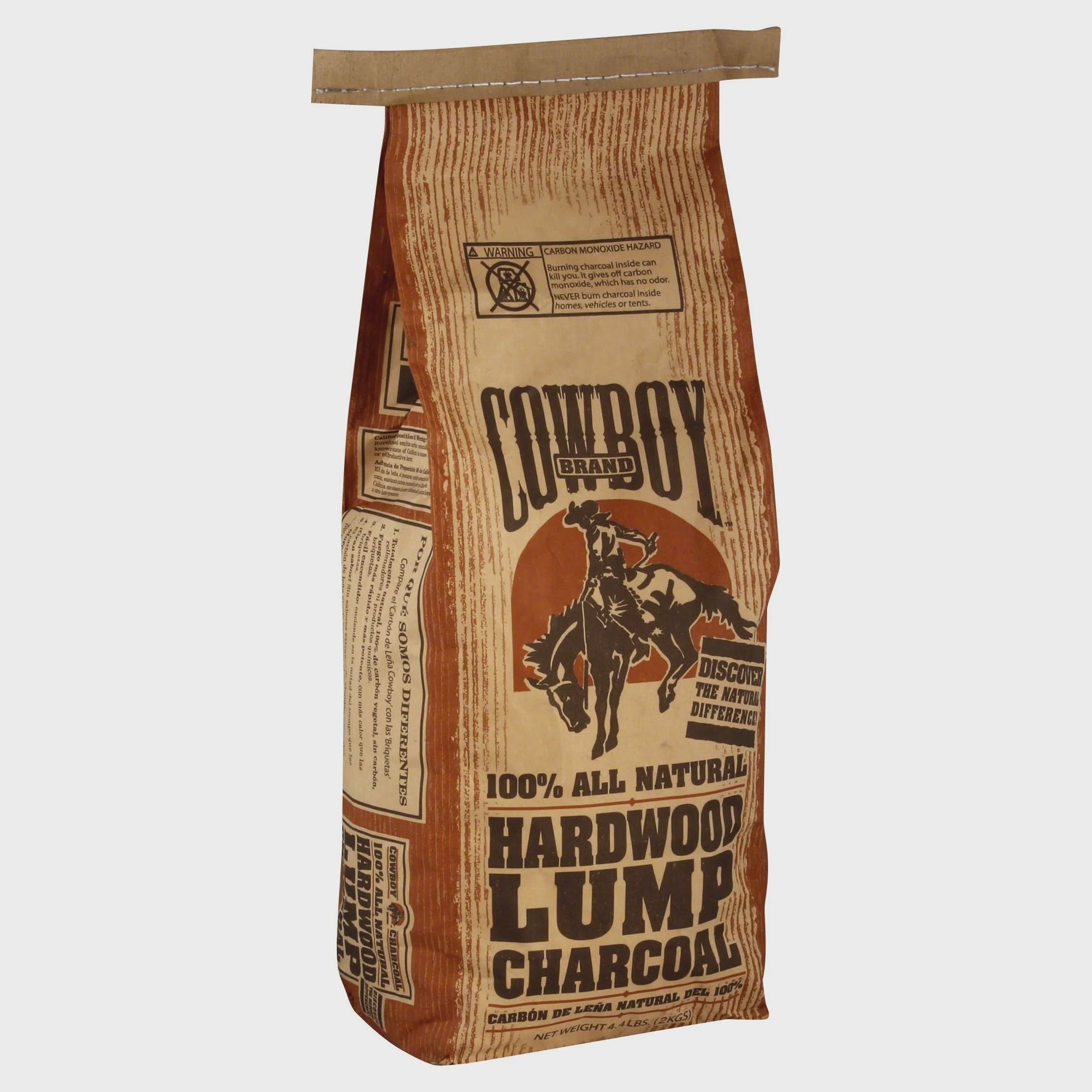 Cowboy Brand 100% All Natural Hardwood Lump Charcoal 20lb