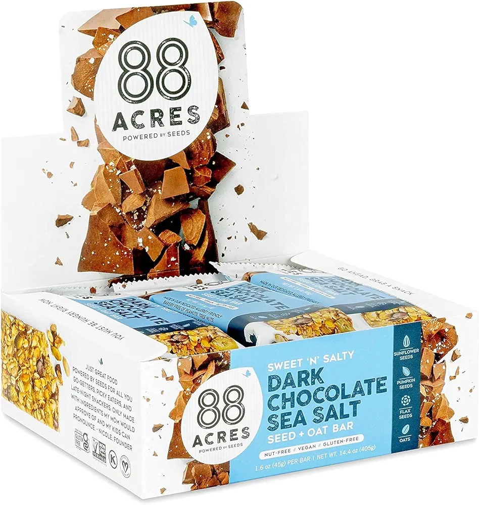 88 Acres Sweet N' Salty Dark Chocolate Sea Salt Bar