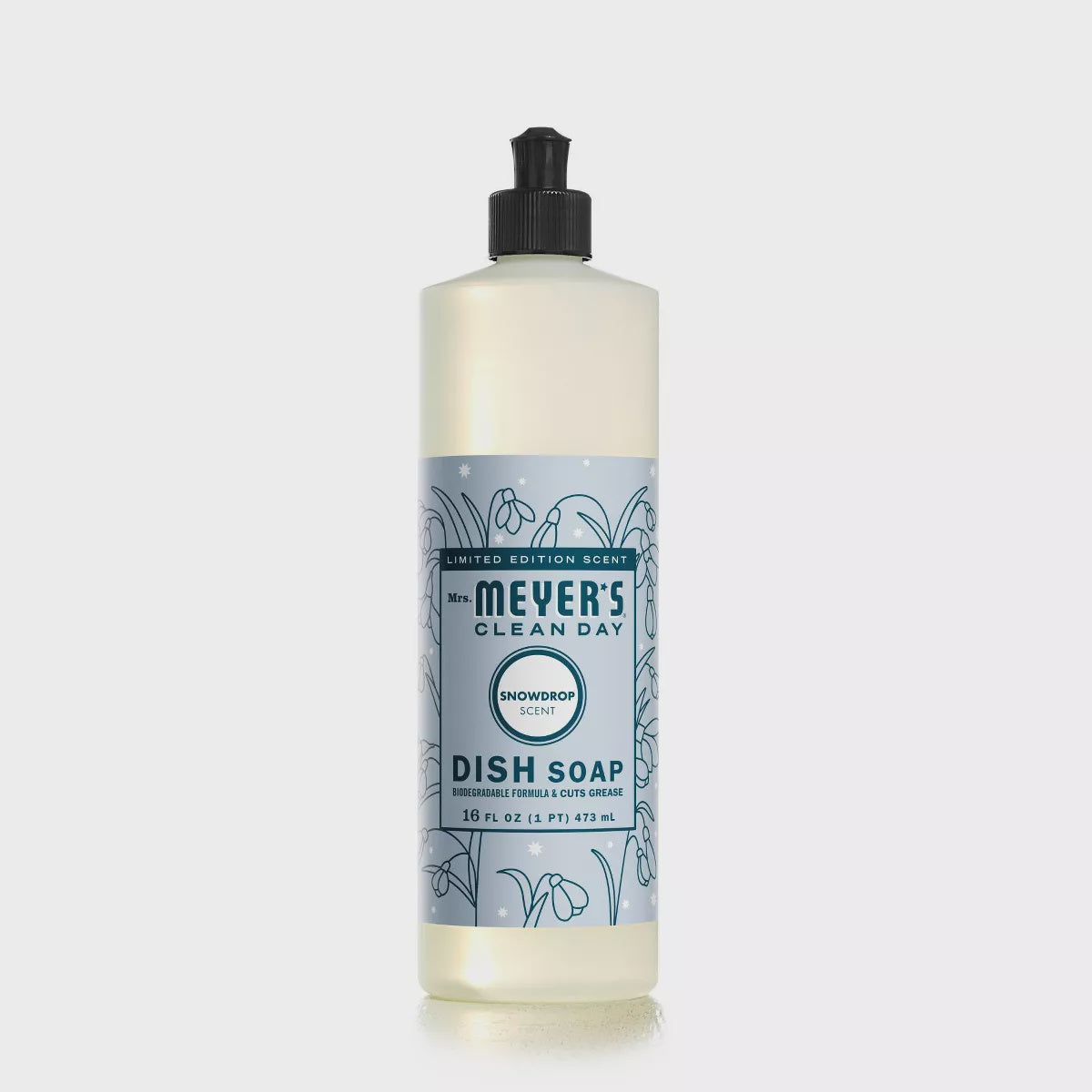 Mrs. Meyer's Snowdrop Dish Soap 16 oz