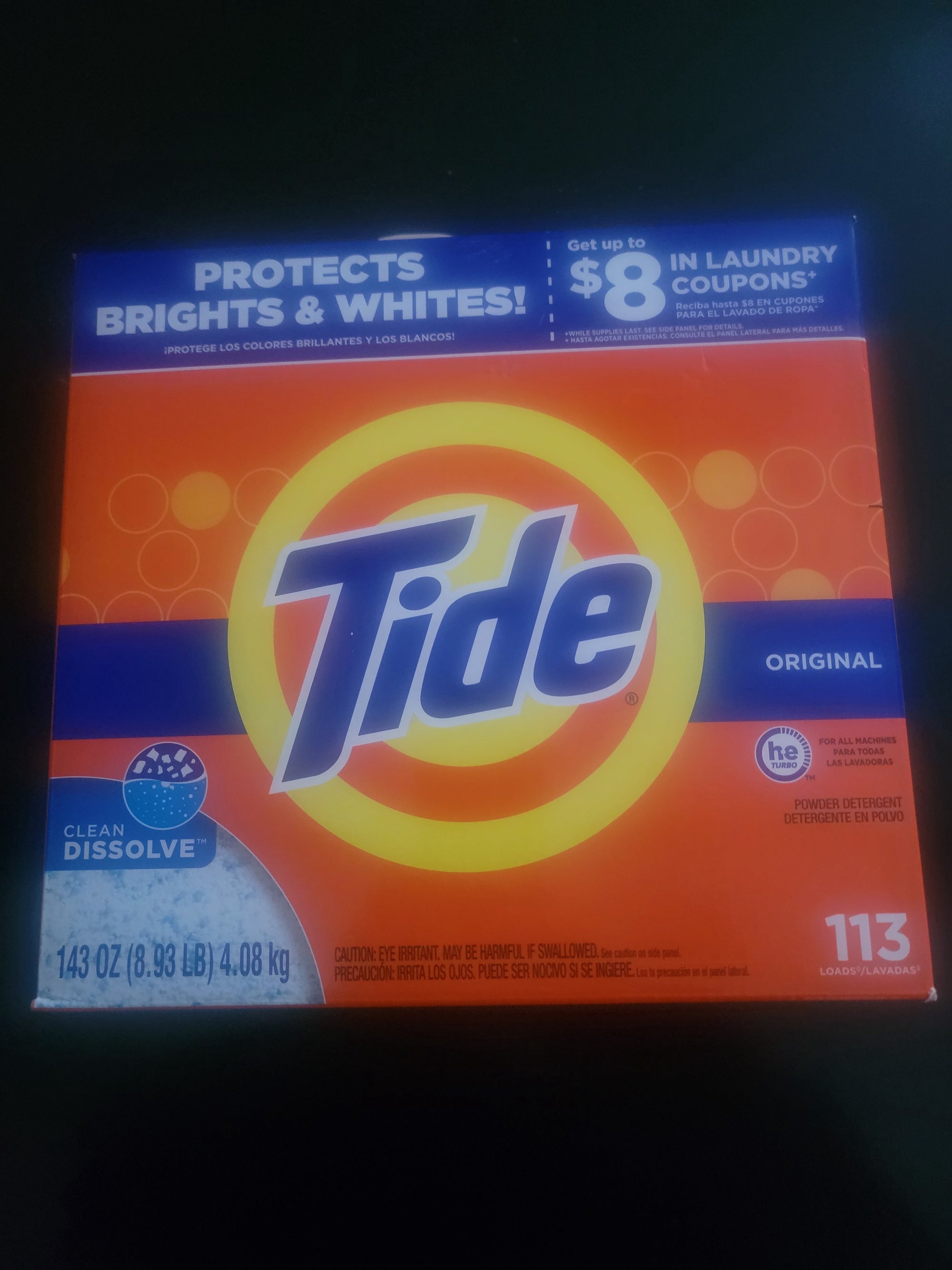 Tide Original Powder Detergent 143 oz